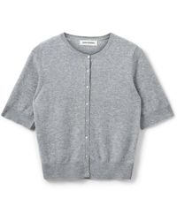 Sofie Schnoor - Truien & Vesten ,Grijs ,Leer T-Shirts - Lyst