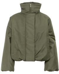 Soaked In Luxury - Boxy Slalicie Jas Grape Leaf - Lyst