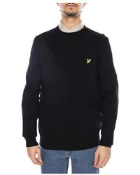 Lyle & Scott - Cotton Merino Crew Neck Jumper - Lyst