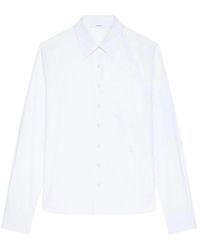 Givenchy - Poplin Hemd Mit Stickerei - Lyst