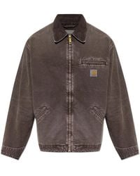 Carhartt - Jassen ,Bruin ,Katoen Og Detroit Jacket - Lyst