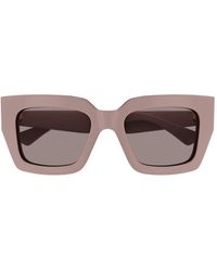 Bottega Veneta - Neue klassische quadratische sonnenbrille - Lyst