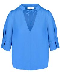 Hèst - Overhemden ,Blauw ,Linnen Tilli Blouse - Lyst