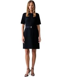 Joop! - Kleedjes ,Blauw ,Polyester Dehlia Jurk - Lyst