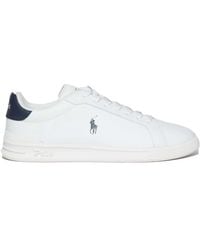 Polo Ralph Lauren - Sneakers Grt Ct Ii Aus Weißem Leder - Lyst