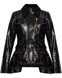 McQueen - Leren Jas - Lyst
