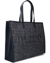 Ted Baker - Blaue Tweekon Shopper Tasche - Lyst