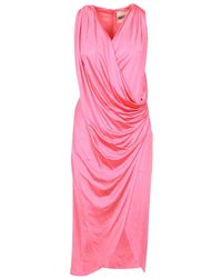 Aniye By - Roze Mouwloze Jurk Met Ritssluiting - Lyst