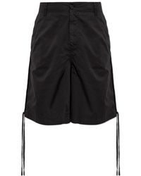 McQueen - Shorts Met Zijdelingse Trekkoorden - Lyst