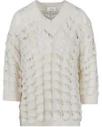 Ottod'Ame - V-Neck Knitwear - Lyst