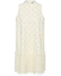 Bruuns Bazaar - Vestido angelbbnarina con flecos y detalles de perlas - Lyst