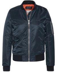 Schott Nyc - Bomberjacke mit gesticktem logo - Lyst