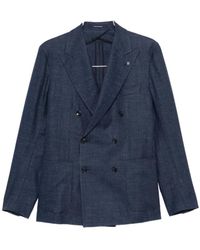 Tagliatore - Kostuums ,Blauw ,Montecarlo Double-Breasted Blazer - Lyst