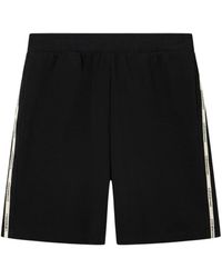 EA7 - Korte Broeken ,Zwart ,Katoen Casual Shorts - Lyst
