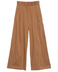 Semicouture - Wide Trousers - Lyst
