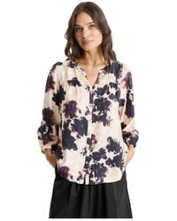 iN FRONT - Burgundy Bonny Shirt Bluse - Lyst