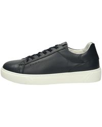 Nero Giardini - Schoenen ,Blauw ,Leer Minimalistische Leren Sneakers - Lyst