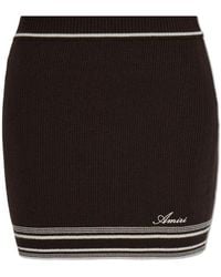 Amiri - Ma Stripe Mini Rok - Lyst
