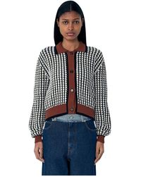 Marni - Truien & Vesten ,Veelkleurig ,Katoen Katoenmix Cardigan - Lyst