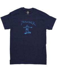 Thrasher - Logo Print Tee/Light - Lyst