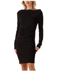 SELECTED - Slfanja Ls Slim Short Dress - Lyst
