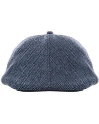 MC2 Saint Barth - Accessoires ,Grijs ,Grijze Melange Front Visor Hoed - Lyst