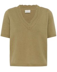 Kaffe - V-Neck Truien - Lyst