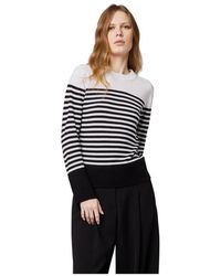 Alpha Studio - Girocollo/Lunga Slim - Lyst