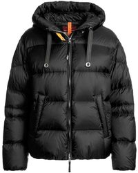 Parajumpers - Zwarte Donsjas Met Capuchon - Lyst