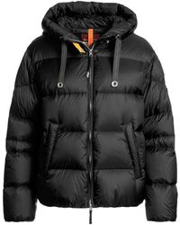 Parajumpers - Zwarte Donsjas Met Capuchon - Lyst