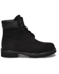 Timberland - Wasserdichter schnürstiefel mit runder zehenkappe - Lyst