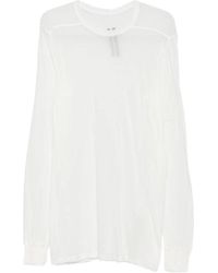 Rick Owens - Witte T-Shirts En Polos - Lyst