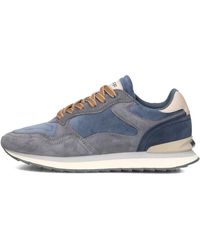 HOFF - Blauwe Suède Lage Sneakers - Lyst
