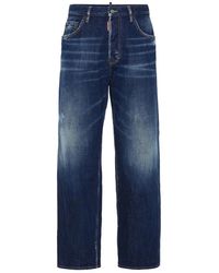 DSquared² - Jeans ,Blauw ,Denim Stijlvolle Denim Jeans - Lyst