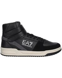 EA7 - Baseline High Sneakers - Lyst