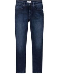 Cambio - Jeans ,Blauw ,Slim-Fit Jeans - Lyst