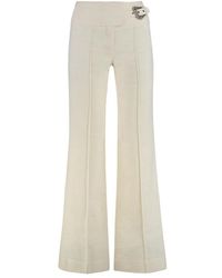 Versace Jeans Couture - Wide Trousers - Lyst