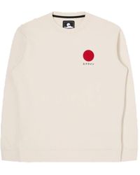 Edwin - Japanischer sun sweatshirt weiß - Lyst