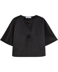 Max Mara - Overhemden ,Zwart ,Blouses - Lyst
