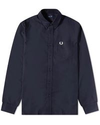 Fred Perry - Authentisches Oxford-Hemd Light Navy-s - Lyst
