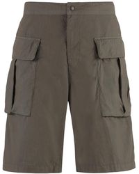 Aspesi - Cotton Cargo Bermuda Shorts - Lyst