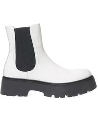 McQueen - And Leather Boot - Lyst