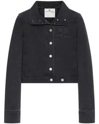 Courreges - Reedition Button Denim Jacket - Lyst