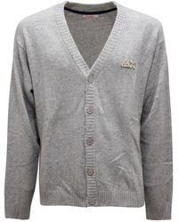 Sun 68 - Vintage Distressed Wool Blend Cardigan - Lyst