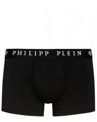 Philipp Plein - Ondergoed ,Zwart ,Katoen Boxer Skull - Lyst