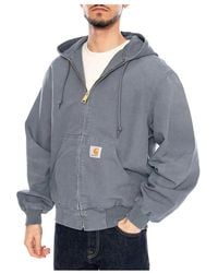 Carhartt - Hoodies & Sweatvesten ,Blauw ,Og Active Jacket - Lyst