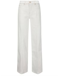 7 For All Mankind - Straight Fit Jeans - Lyst