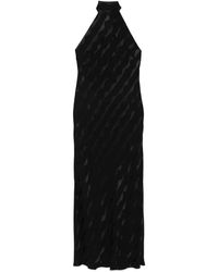 RIXO London - Maura Jurk Met Halternek Jacquard - Lyst