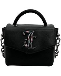 Juicy Couture - Mini borsa nera con decorazione in strass - Lyst