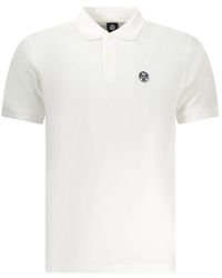 North Sails - Tops ,Wit ,Cotton Polo Shirt - Lyst